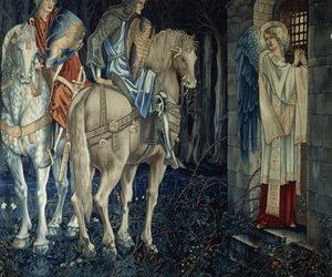 Das Scheitern von Sir Gawain und Sir Ewain, den Heiligen Gral zu erreichen
