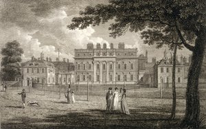 Ansicht von Buckingham House, gestochen von W. Knight, veröffentlicht 1799 von Edward Dayes