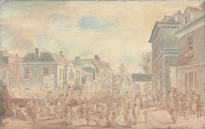 Der Jahrmarkt in Cheltenham