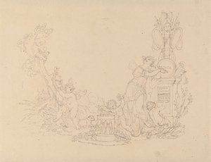 Entwürfe für Illustrationen zu Beethovens Werken von Edward Francis Burney