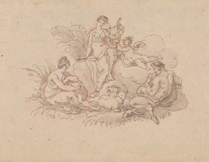Erato und Pan von Edward Francis Burney