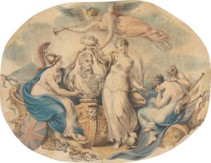 Hommage an Nelson von Edward Francis Burney