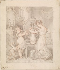 Illustration für- Die neue Puppe: Ohne Titel von Edward Francis Burney