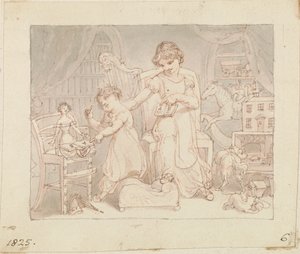 Illustration für Die Neue Puppe: Ohne Titel von Edward Francis Burney