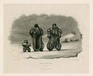 Gruppe von Eskimos, Igloolik von Edward Francis Finden