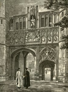 Haupttor, Trinity College, spätes 19. Jahrhundert von Edward Gascoin