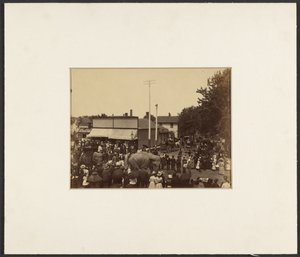 Elefanten ziehen durch die Stadt, Maple City von Edward H. Hart