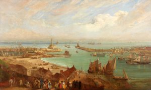 Sunderland Hafen von Roker, ca. 1850-1855