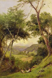 Rievaulx Abbey, nahe Helmsley, Yorkshire, von Süden, um 1880