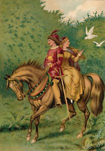 Aschenputtel und der Prinz, 1901 von Edward Henry Wehnert