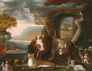 Das friedliche Königreich und Penns Vertrag von Edward Hicks