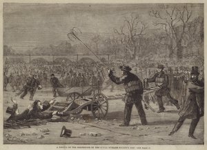 Eine Rettung auf der Serpentine durch die Männer der Royal Humane Society von Edward Hull