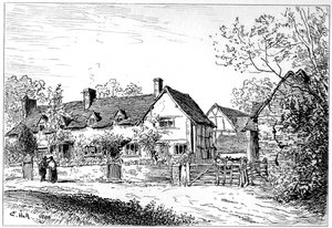 Mary Ardens Cottage in Wilmcote, Warwickshire