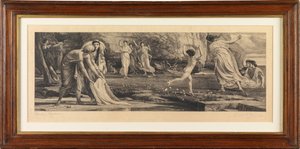 Nausikaa und ihre Mägde von Edward John Poynter