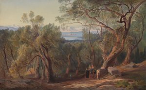 Korfu von Santa Decca von Edward Lear