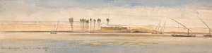 Deir Kadige, 13:00 Uhr, 2. Januar 1867 von Edward Lear