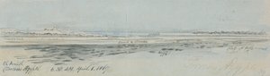 El Areesh (Torrens Ägypti) von Edward Lear