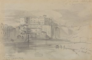 Isola di Sora, 31. März 1842 von Edward Lear