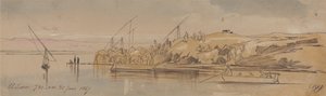 Luxor, 7:30 Uhr, 20. Januar 1867 von Edward Lear