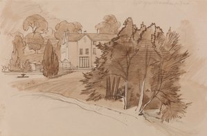 Anwesen (Knowsley Lane?) von Edward Lear