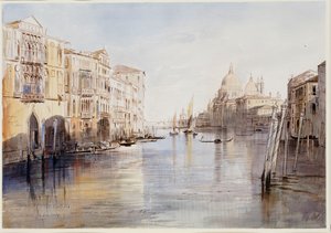 Der Große Kanal mit Santa Maria Della Salute, Venedig, Italien
