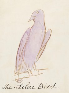 Der Flieder-Vogel, aus Sechzehn Zeichnungen komischer Vögel von Edward Lear