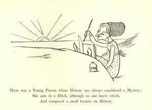 Es war eine junge Person, deren Geschichte immer als ein Geheimnis galt von Edward Lear