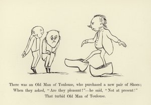 Es war ein alter Mann aus Toulouse, der ein neues Paar Schuhe kaufte von Edward Lear