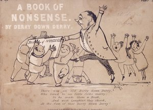 Titelseite von "A Book of Nonsense by Derry Down Derry"