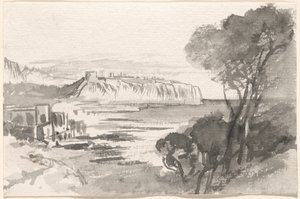 Blick über eine Bucht Monaco, 1884-1885