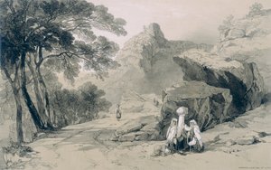 Ansichten von Rom und seiner Umgebung: Cervara im Bezirk Subiaco von Edward Lear
