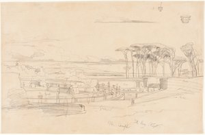 Villa Pamphili von Edward Lear
