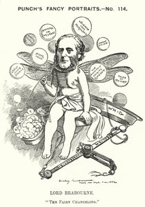 Karikatur: Edward Knatchbull-Hugessen von Edward Linley (after) Sambourne