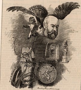 Algernon Borthwick, 1. Baron Glenesk (1830-1908) von Edward Linley Sambourne
