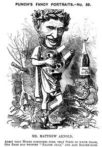 Matthew Arnold 1822-1888, britischer Dichter, Kritiker und Pädagoge, 1881