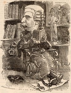 Porträt von Howard Vincent von Edward Linley Sambourne