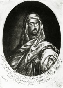 Seine Exzellenz Hamet Ben Hamet Ben Haddu Otter, veröffentlicht von John Lloyd, 1682 von Edward Luttrell