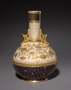 Vase, hergestellt von der Faience Manufacturing Company, USA, ca. 1884-1887 von Edward Lycett
