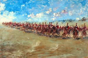 16. Lanzenreiter im Galopp, 1898
