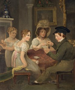 Mrs. Sarah Cornock und ihre drei Kinder, ca. 1810 von Edward Matthew Pearce