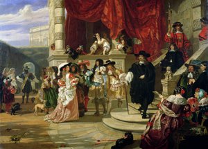 Der Sturz von Edward Hyde (1609-74), 1. Earl of Clarendon, 1861