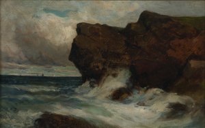 Ozeanklippen, 1881 von Edward Mitchell Bannister