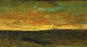 Sonnenuntergangsszene
