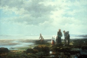 Muschelsammler, ca. Mitte der 1880er Jahre