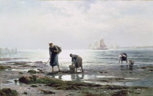 Austernsammeln, 1883