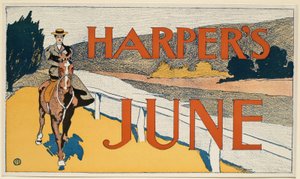 Frau zu Pferd, Juni Harper