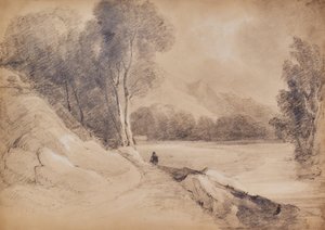 Landschaft mit Figuren von Edward Pretty