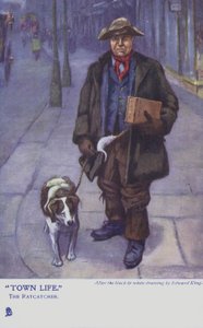 Rattenfänger mit seinem Hund von Edward R. King