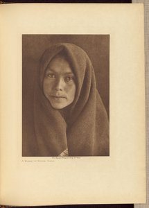 Eine Frau von Kiusta - Haida von Edward S. Curtis