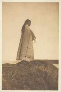 Cowichan Mädchen von Edward S. Curtis